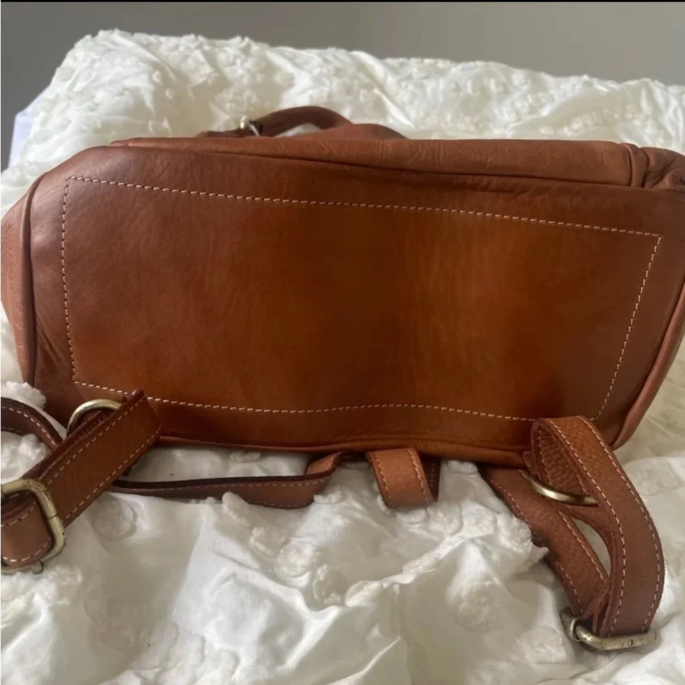 *SOLD*✨NEW!✨Free People x Bolsa Nova Momma Mia Backpack in Cognac - Picture 4 of 4